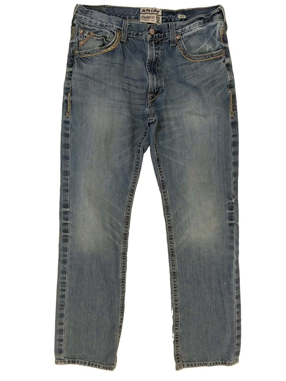 Ariat M5 Jeans Men’s 36x36 Blue Med Wash Straight Fit Straight Leg